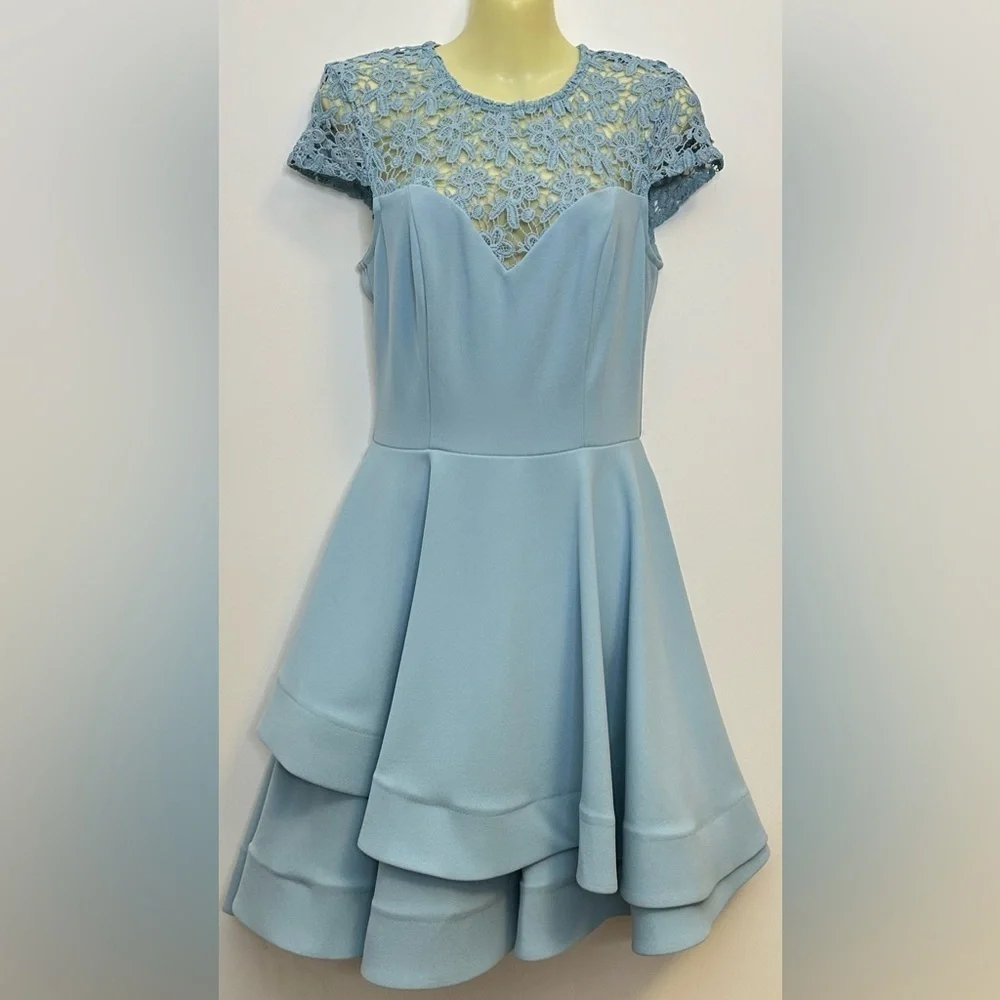 blue silk mini dress Perdita Mini Dress in Satin Midnight Blue